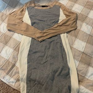 Flattering sweater dress